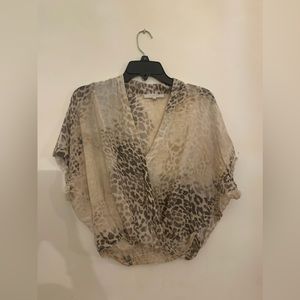 Olivaceous Snakeprint Top